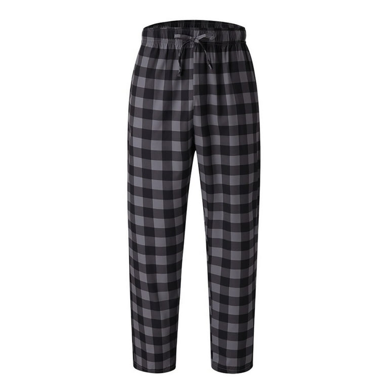 Men'S Flannel Pajamas - Plaid Pajama Pants For Men - Lounge