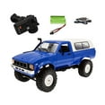 thumbnail image 2 of lionlar 1/16 180 Motor with Functional Headlight RC Car Model for Kids Boys Children Blue, 2 of 9