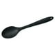 thumbnail image 1 of Naiovety Cuchara de silicona con mango, cucharas antiadherentes para comida, cuchara para cocinar, cuchara agitadora, vajilla para hornear para Mostrada Negro, 1 of 6