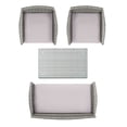 thumbnail image 7 of SAFAVIEH Outdoor Collection Bandele 4-Piece Patio Set Grey/Grey, 7 of 7