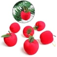 thumbnail image 3 of Papaba Xmas Apple,12Pcs Christmas Apple Hanging Ornaments Xmas Tree Window Showcase Party Decor, 3 of 5