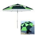 thumbnail image 4 of Paraguas de pesca al aire libre 2 capas protección contra la lluvia sombrilla plegable Universal protector solar Casual Color verde a juego 2 metros, 4 of 12