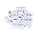 thumbnail image 3 of 40 piezas de 8 mm, 10 mm, 12 mm, cabujones de resina con parte posterior plana de drusa de mineral natural multicolor para pulseras, pendientes, accesorios de joyería DIY, 3 of 5