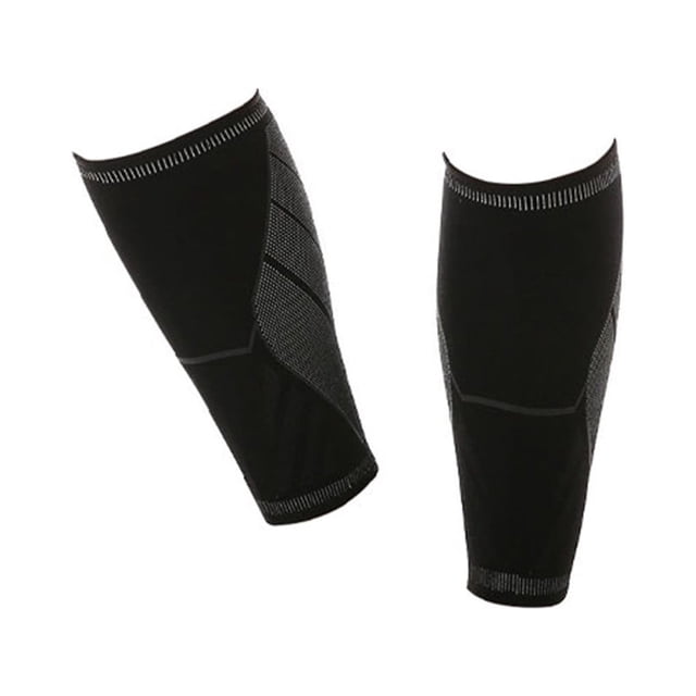 Becaristey 2 Pcs Support de Jambe en Nylon Respirant pour Basketball, Gym, Cyclisme, Bandage, Accessoires de Protection L