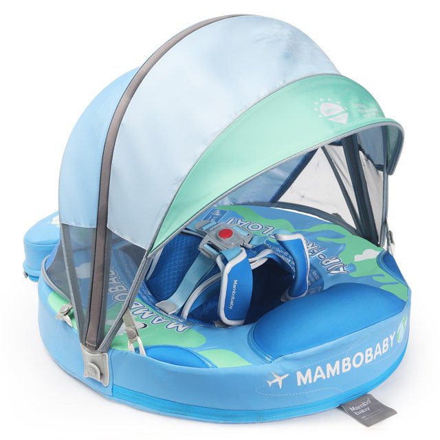 Baby Float HECCEI Mambobaby Upgrade con toldo de 3 a 24 meses