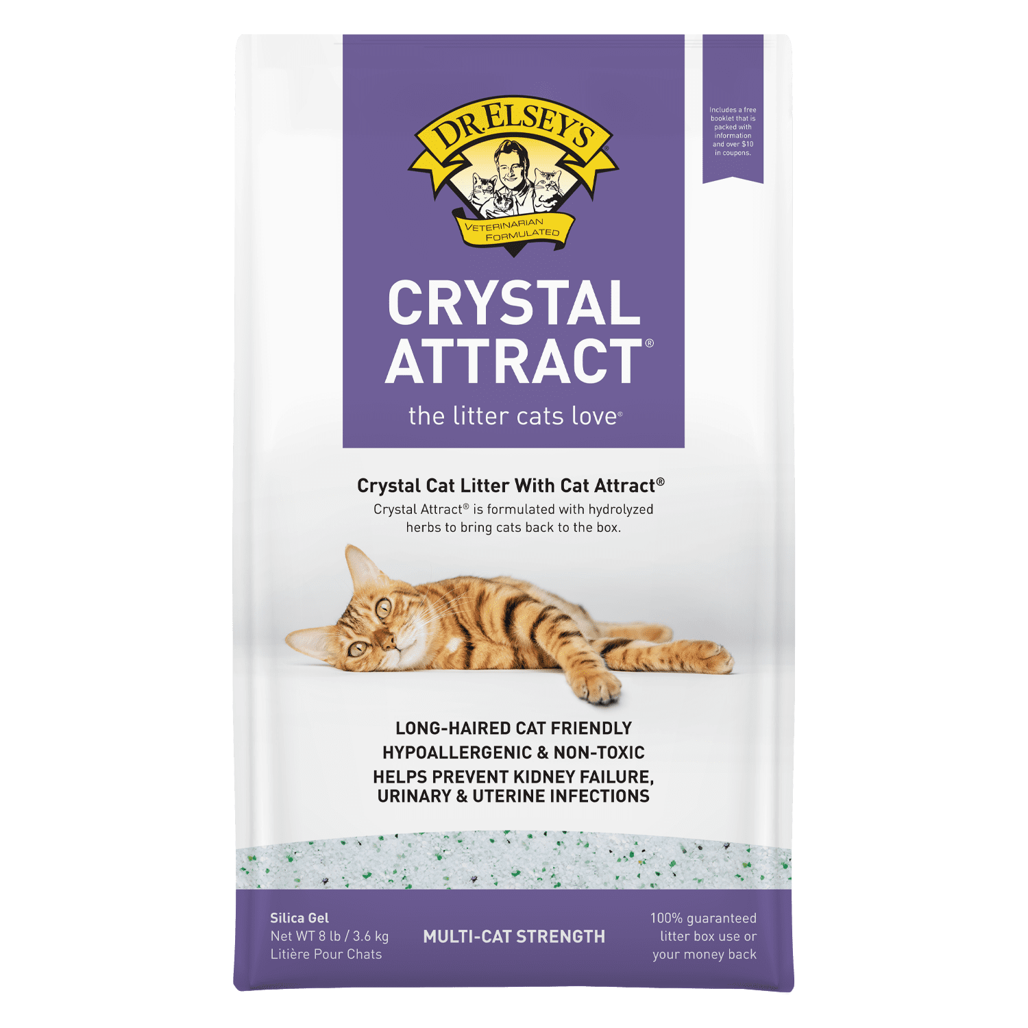 Dr. Elsey's Crystal Attract Crystal Cat Litter 8 lb. Bag