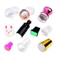 thumbnail image 4 of Transparent Soft Stamper Scraper Set Nail DIY Nail Art DIY Print Template Manicure Accessories, 4 of 5