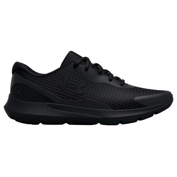 Zapatillas para correr Surge 3 para mujer Under Armour negras talla 10 US