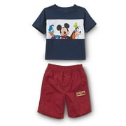 Boys' Mickey and Crew Shorts Set, Infant