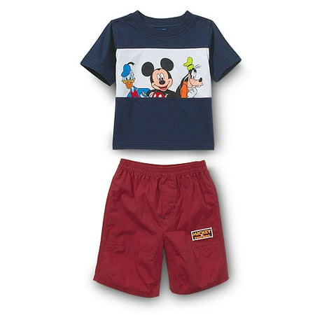 Boys' Mickey and Crew Shorts Set, Infant