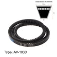 thumbnail image 2 of Unique Bargains 1030mm Inner Girth 10mm Width Cogged V Belts Rubber Drive Belt for Power Transmission, 2 of 6