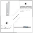 thumbnail image 3 of Shisuyan Tampon de Fermeture de Porte Auto-Fermant en Acier Inoxydable 1 Pce 7.3X2In, 3 of 8
