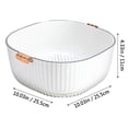 thumbnail image 3 of XGFHYJEH Colander, Colander Plastic, Small Colander, Berry Colander, Kitchen Colander, Fruit Colander, Small Colander for Fruit and Veggies, Colander Bowl, 3 of 7