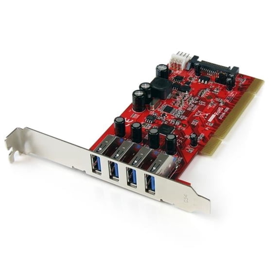 Startech Add 4 Superspeed Usb 3.0 Ports To A Computer Through A Pci Slot - 4 Port Pci Usb