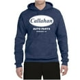 thumbnail image 2 of Wild Bobby, Callahan Auto Parts Sandusky Ohio Retro 90s Funny Tommy Boy, Pop Culture, Unisex Graphic Hoodie Sweatshirt, Vintage Heather Navy, 3X-Large, 2 of 4