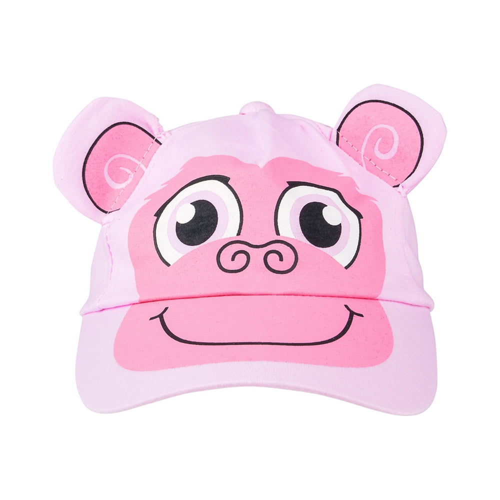 Kids Adjustable Pink Monkey Animal Zoo Baseball Cap Hat Costume