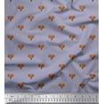 thumbnail image 1 of Soimoi Viscose Chiffon Fabric Elephant Face Animal Printed Craft Fabric by The Yard 42 Inch Wide, 1 of 3