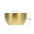 thumbnail image 2 of HONMEET Bol à Soupe Rond en Acier Inoxydable Grand Doré 1 Ensemble pour Usage Domestique, 2 of 8