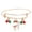 C, variant on Alloy Christmas Charms Bangle Bracelet Gold Plated Christmas Charms Cheer Shiny Jewelry for Women, Holiday Gifts for Kids and Girls