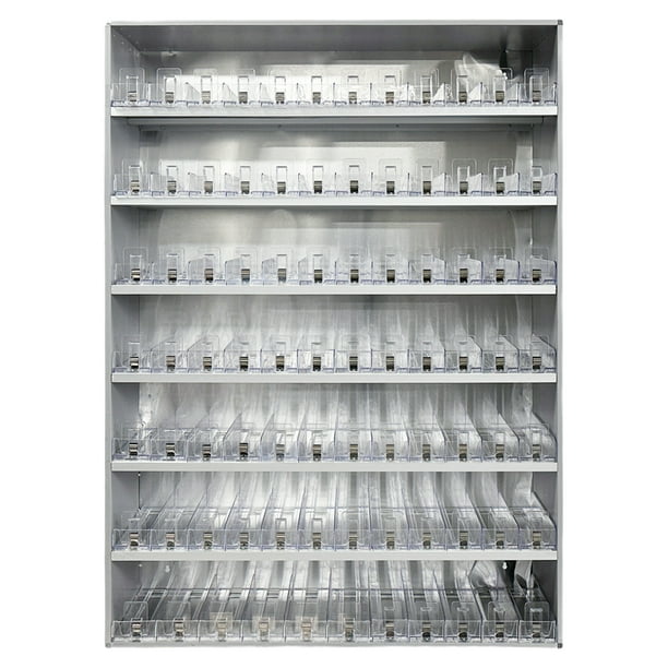 840 Box Cigarette Display Case Push Tray Commercial Retail Showcase 29.5''Wx10.5''Dx41.4''H