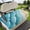 Lake Blue, variant on Golf Cart Seat Covers for 2 Seater, Aqua Coastal Soft Microfiber Cart Seat Towel Blanket, Nautical Summer Beach Ocean Beige Absorbent Breathable Non Slip Bench Seats Protector for Golf Course 51"x31"