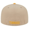 thumbnail image 4 of Men's New Era  Khaki Tennessee Volunteers Throwback Two-Tone 59FIFTY Fitted Hat, 4 of 5