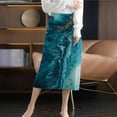 thumbnail image 2 of Aayomet Mini Skirt Women's Soft Knit Maxi Skirt,E L, 2 of 4