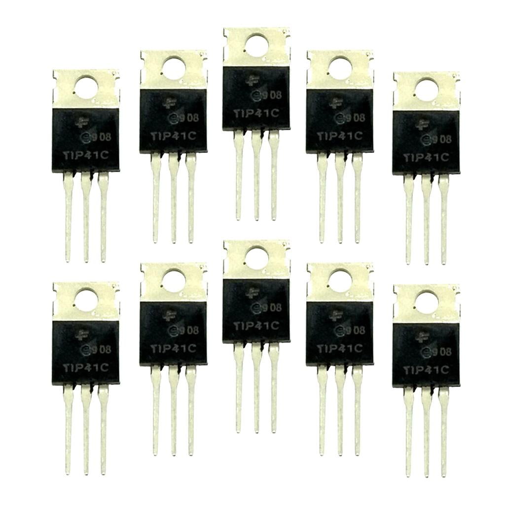 TIP41C NPN transistor 10 pieces 100V 6A Suitable for switch line / /