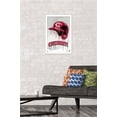 thumbnail image 2 of MLB Cincinnati Reds - Drip Helmet 22 Wall Poster, 14.725" x 22.375" Framed, 2 of 5