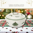 thumbnail image 6 of Spode Christmas Tree Round Covered Deep Casserole Dish (8.75" x 5") - Festive Holiday Serveware & Vintage Christmas Table Centerpiece - Fine Earthenware Classic Holiday Bakeware, 6 of 7