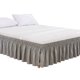 thumbnail image 1 of Falda de cama completa con volantes envolventes YangJinLian con cinturón elástico, falda de cama fácil de colocar, 1 of 2