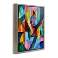 thumbnail image 3 of Stupell Industries Mid-Century Layered Luminous Shapes Brown Floating Frame Canvas Art, 25 x 25, by Lazar Studio, 3 of 8