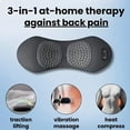 thumbnail image 2 of OITY Triple Fusion Back Massager with Heat,3-In-1 Back Massager for Spine Traction & Vibration Relief,Ergonomic Memory Foam Design for Neck,Shoulder and Lower Back Pain, 2 of 7