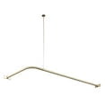 thumbnail image 1 of Kingston Brass CC3148 Corner Shower Rod - Satin Nickel, 1 of 4