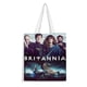 thumbnail image 1 of Britannia Bolso de tela con estampado de lienzo para mujer, bolsa de compras reutilizable y estética, con cremallera interior, regalo para mujer, 35 × 40 cm., 1 of 6