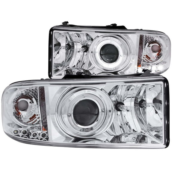 ANZO USA 111195 Projector Headlight Set w/Halo Fits select: 1994-2002 DODGE RAM 2500, 1994-1996 DODGE RAM 1500