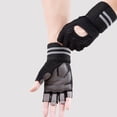 thumbnail image 4 of Guantes de levantamiento de pesas Zhivalor con muñequera para hombres y mujeres S M L color rosa negro, 4 of 7