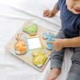 thumbnail image 3 of Melissa & Doug First Play Peek-a-Boo Pets Wooden Touch and Feel Puzzle With Mirror, 3 of 10