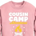 thumbnail image 2 of Instant Message - Camping - Cousin Camp Adventures - Toddler & Youth Crewneck Fleece Sweatshirt, 2 of 5
