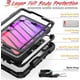 thumbnail image 4 of Case for iPad Mini 7 / Mini 6, Shockproof Case with Screen Protector, Stand, Pencil Holder, Black, 4 of 5