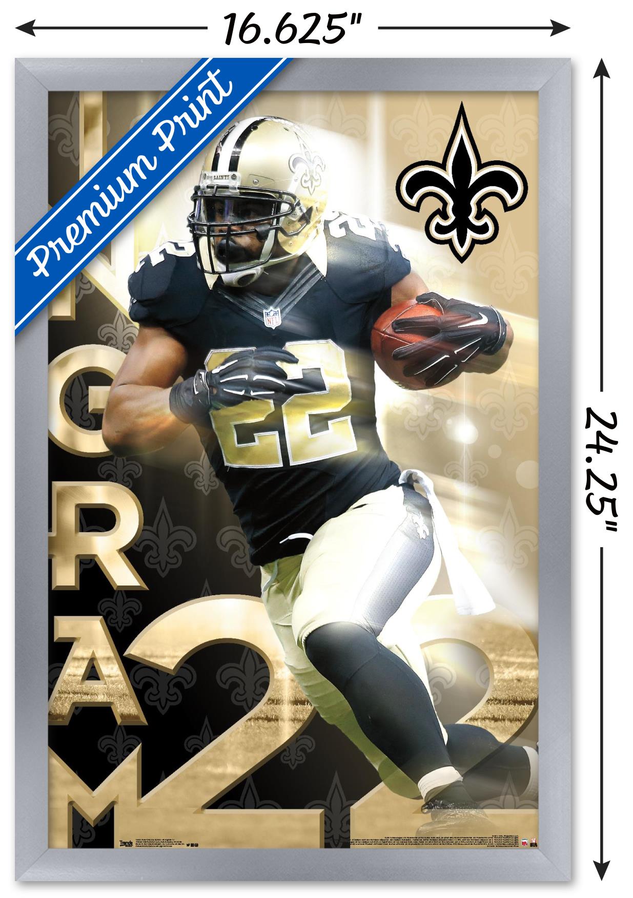 NFL New Orleans Saints Large Pet Premium Jersey