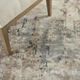 thumbnail image 6 of Nourison Concerto Abstract Beige Grey 5' x 8' Oval Area Rug (5x8), 6 of 8