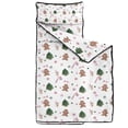 thumbnail image 2 of White Christmas Gingerbread Man Pattern Toddler Nap Mats for Kids Preschool,51"x22" Sleeping Mat Bag or Kids,Toddler Sleeping Bag,Toddler Nap Mat or Daycare, 2 of 6