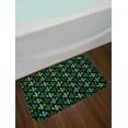 thumbnail image 2 of Cactus Bath Mat, Rhythmic Cacti Plants Elements of Warm Climate in Vivid Tones Print, Plush Bathroom Decor Mat with Non Slip Backing, 29.5" X 17.5", Charcoal Grey Multicolor, by Ambesonne, 2 of 2