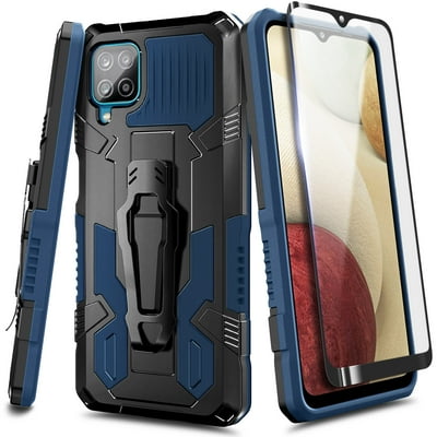 tempered glass samsung galaxy a12 phone case amazon uk