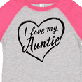thumbnail image 4 of Inktastic I Love My Auntie in Black Chalk Heart Boys or Girls Toddler T-Shirt, 4 of 5