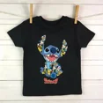 thumbnail image 3 of Camiseta de algodón para niños, camiseta de dibujos animados de Disney Lilo Stitch, camiseta de manga linda de Stitch, camiseta gráfica Y2k, camisetas para niñas y niños, 3 of 5