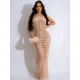 thumbnail image 2 of Vestido playero sexy de crochet con agujeros para mujer, vestido playero sin mangas transparente sin tirantes con lentejuelas para fiesta de verano 2024, 2 of 5