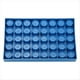 thumbnail image 4 of Soporte para tubos de muestreador automático, bandeja para tubos apilables de 10 ml con 40 pocillos, color azul., 4 of 4