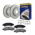thumbnail image 1 of Rear Brake Rotors Carbon-Ceramic Pads for Subaru BRZ Forester Impreza Legacy WRX, 1 of 6